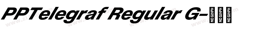 PPTelegraf Regular G字体转换